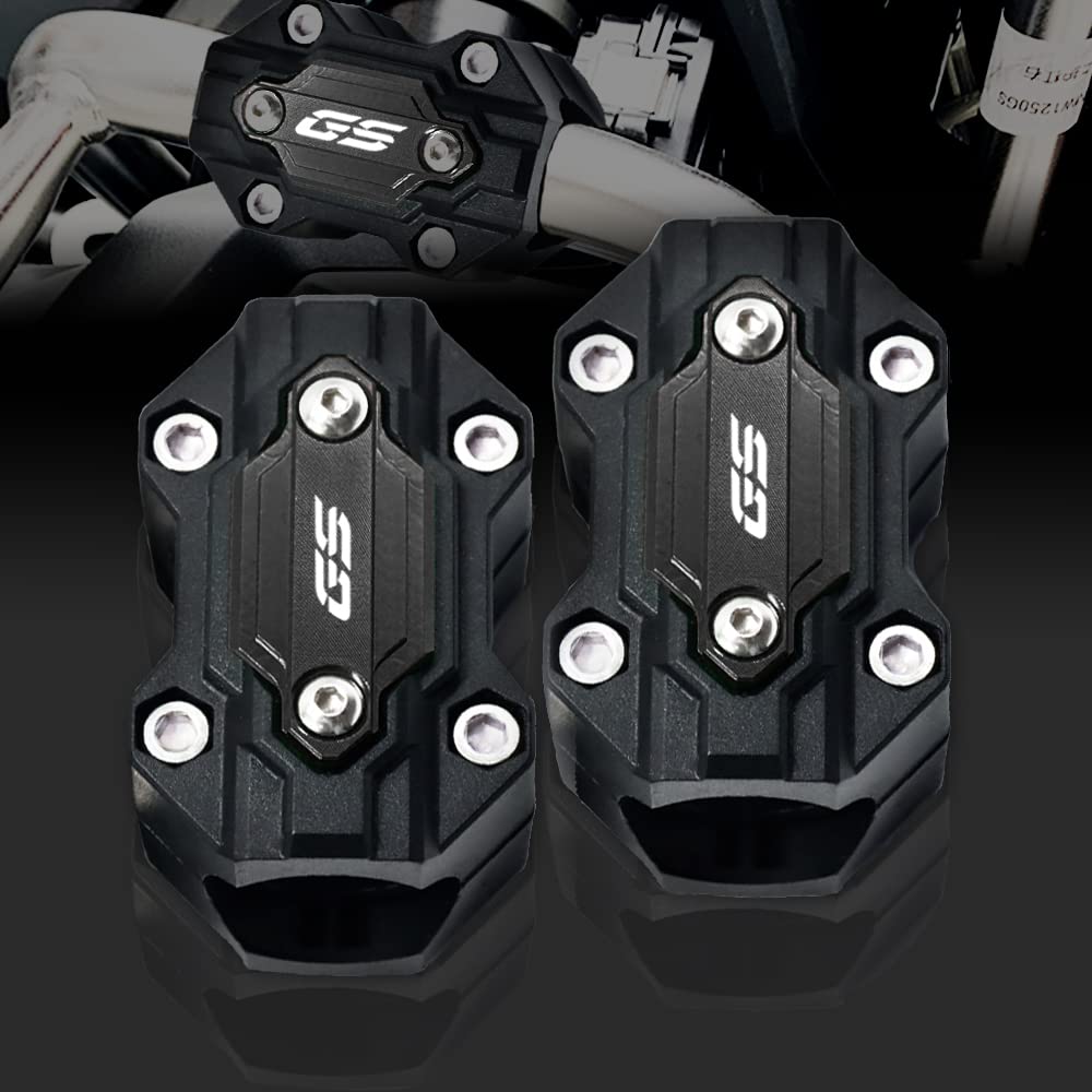 Motore Universale di Protezione Del Respingente Della Protezione Crash Bar Blocco Per R1250GS R1200GS LC ADV f850gs F750GS F650GS F850GS G310GS G310R (Nero)