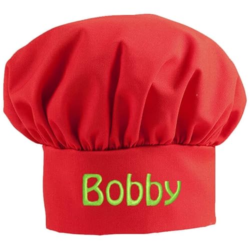 The Apronplace Personalized Embroidered Add A Name Chef Hat cover