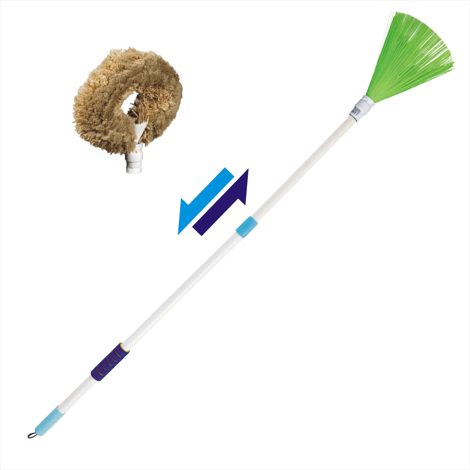 VIMAL Roma (2 in 1) Multi-Purpose Broomstick for Jaala (Spider/Cob Web) / Ceiling Fan/Wall/Roof Cleaning with Extendable Handle (B096NNRW84) Amazon Price History, Amazon Price Tracker
