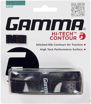 Gamma Hi-Tech Replacement Tennis Grip, High Traction Feel, Maximum Control, Durable Tennis Racquet Grip, Tacky Surface