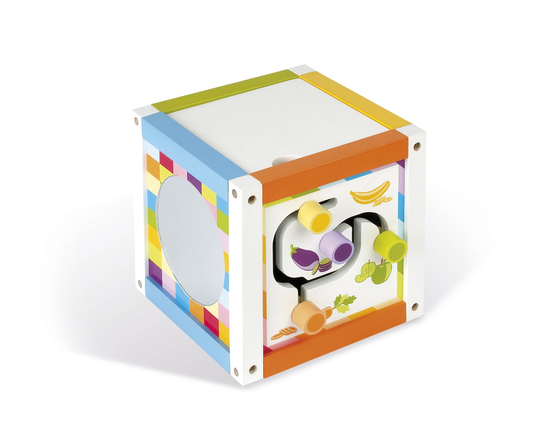 Maletita De Picnic De Juguete Janod – Set De 21 Piezas De Madera Con Vajilla Y Mantel, Ideal Para Juego Simbólico De 3 A 8 Años