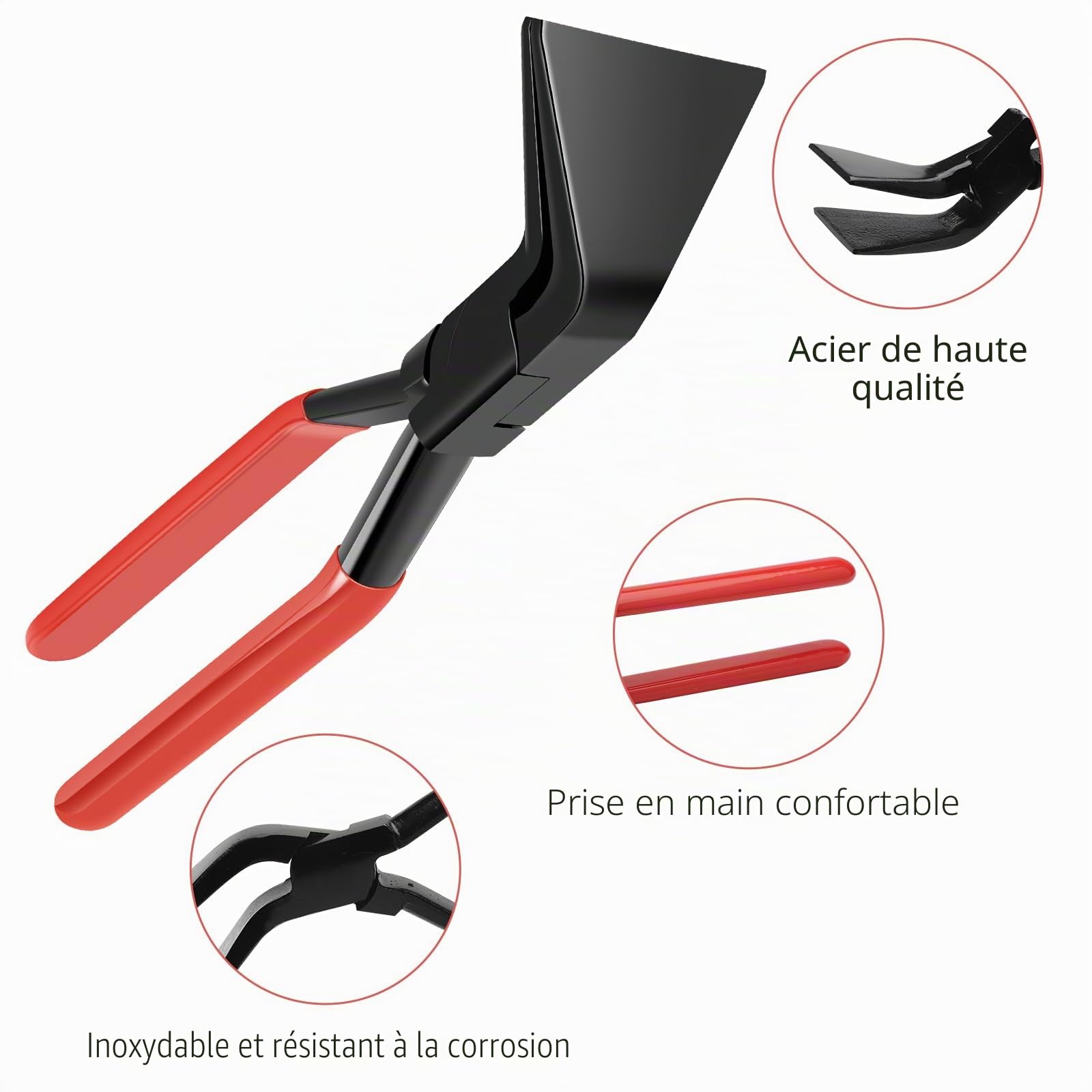Pince à plier 45 °, largeur de la mâchoire 60 mm, pince plate plieuse tole pince à plier, pince multiprise Conçu spécifiquement pour plier ou redresser les bords de tôles fines