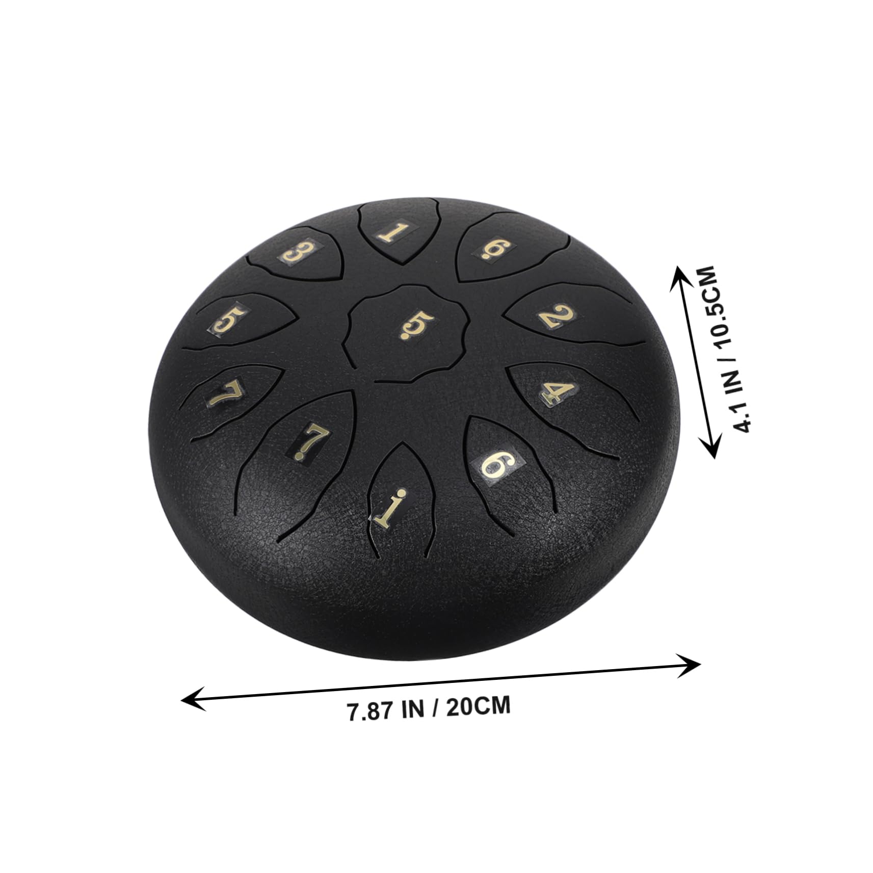 ibasenice 1 Juego Tambor De Lengüeta De Acero Tambor Etéreo Lengüeta De Acero De 6 Pulgadas Tambor De Acero De Cómodas Cunas Para Los Dedos Acero Carbono Kit De Batería Portátil