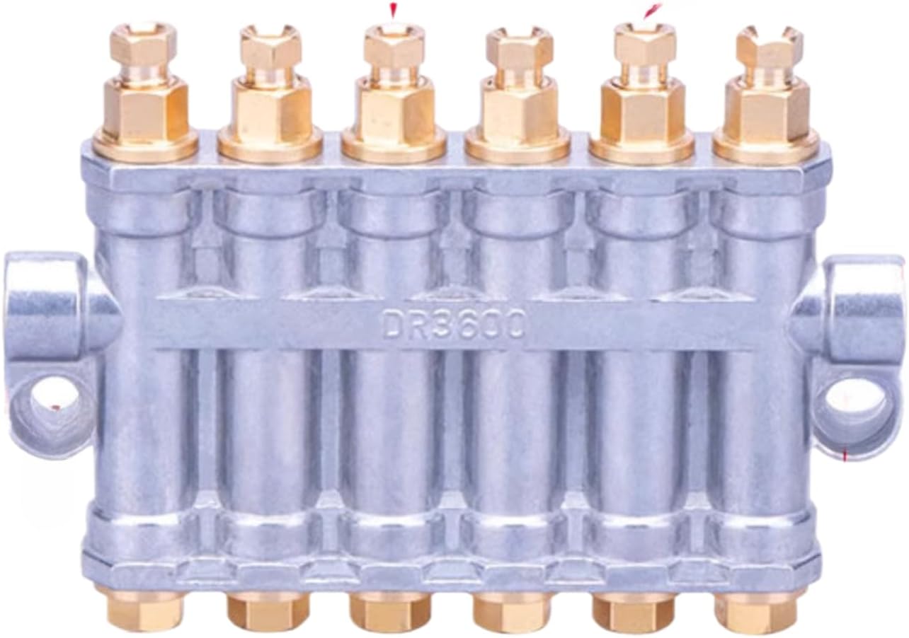 1pcs Oil Distributor Connector Fitting Distribution Valve(6-Digit+Connection)