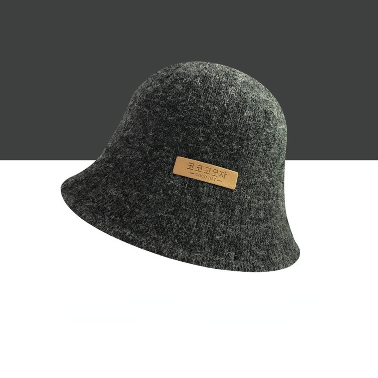 Casquette de pêcheur en laine haut de gamme accessoire de mode élégant