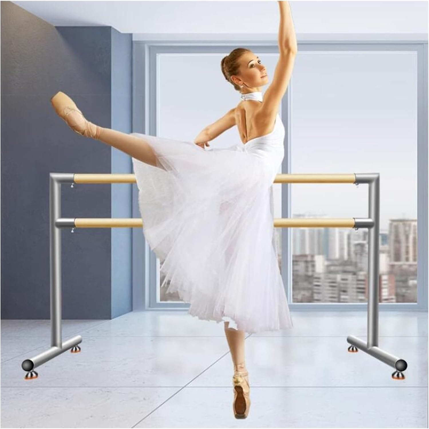 Portable Horizontal Bar - Home and Gym Independent Stretching Dance Pole Children's Dance Pole Adult Sports Fitness