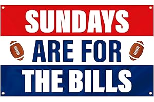 3x5 Feet Sundays Are for The Bills Flag
