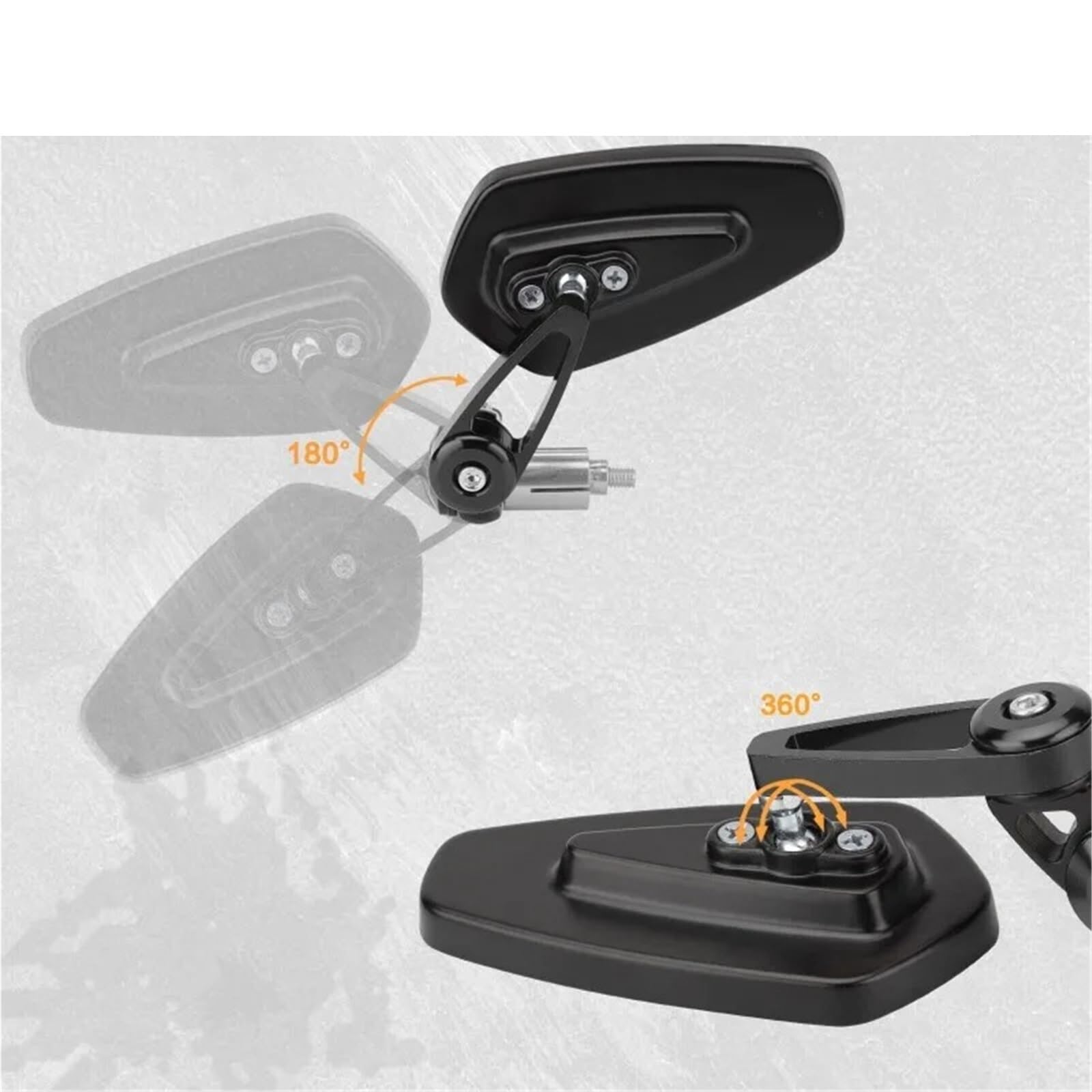 Retrovisor manillar scooter Espejo De Motocicleta 7/8 "22MM Para XMAX 125 250 300 400 Para X-MAX Para CBR600 CNC Espejos Retrovisores Laterales Extremo Manillar Aluminio