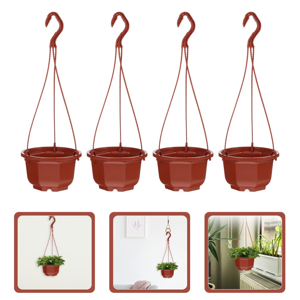 Cabilock 15 Stücke Hängeampel Kunststoff Hängetopf Für Pflanzen Blumenampel Blumentopf Hängend Blumenkorb Hängekorb Hängend Blumentöpfe Wand Für Innen Outdoor Garten Balkon