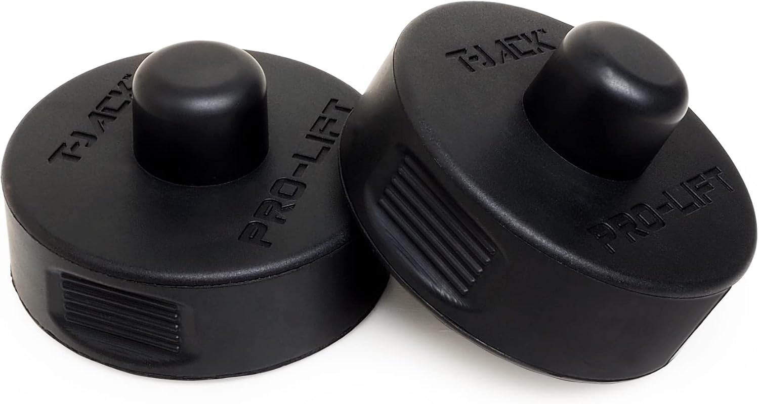 Pro-LifT Tesla Jack Pad - Lifting Adapter for Tire Repair Rotation - Model 3/S/X/Y Accessories Protect from Car Battery from Damage - 4 Pucks with Storage Bag