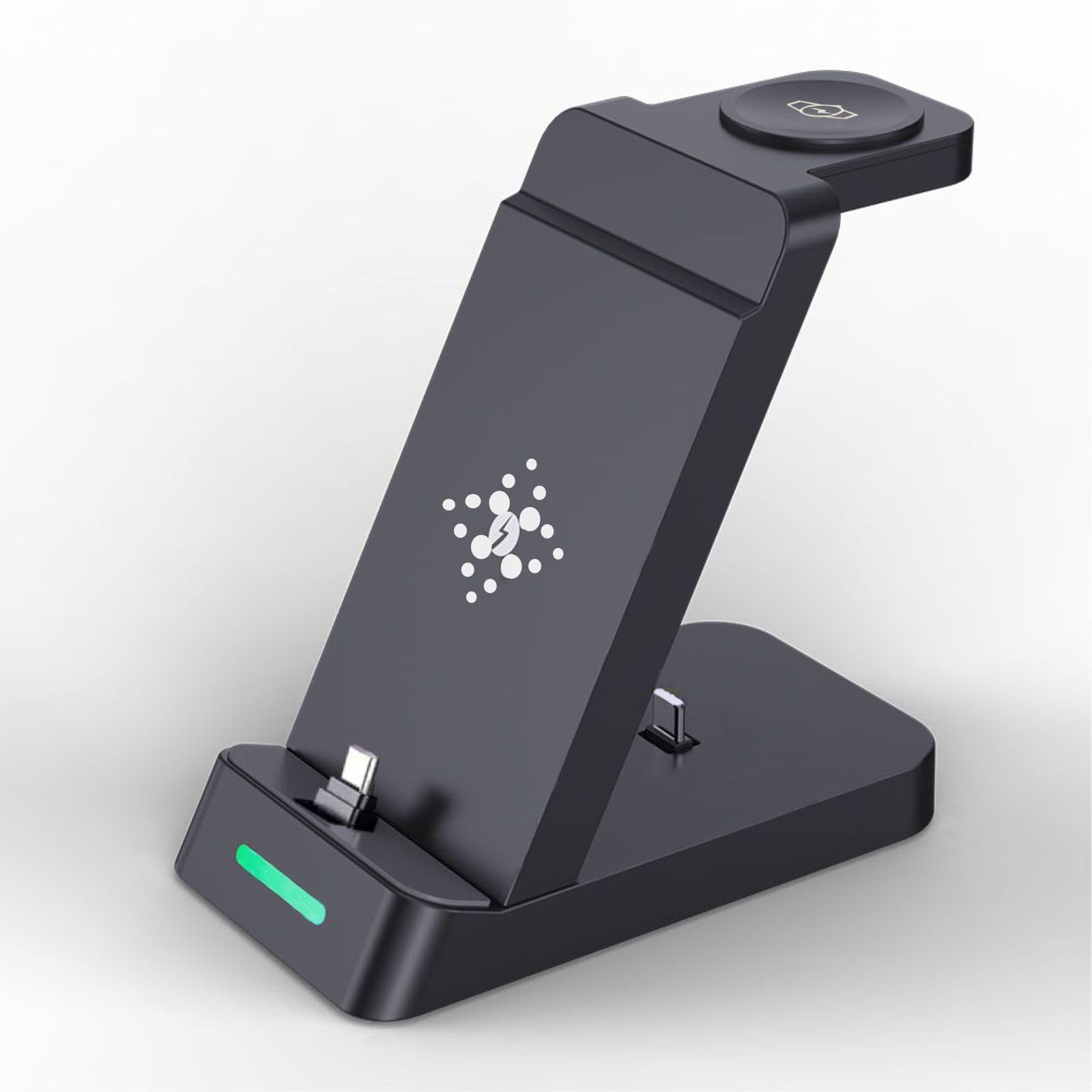 Stacja szybkiego ładowania 3 w 1 do smartfonów Samsung Galaxy, zegarków i słuchawek dousznych, bardzo szybka ładowarka USB C do Samsung Galaxy S25/S24/S23/S22/21/20/Note 20/10, Galaxy Watch Ultra 8/7