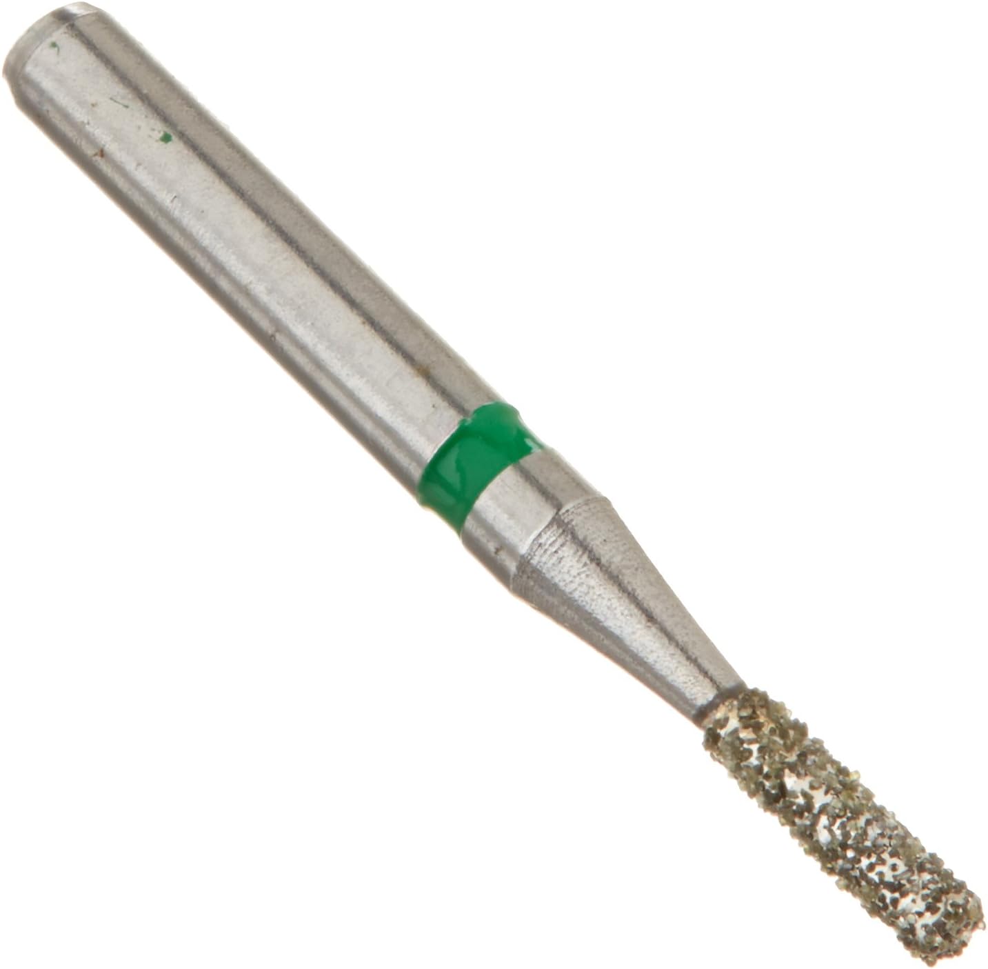 ValuDiamond V-S835/010C Economic Line of Diamond Burs, Single Use/Multi Use, Flat End Cylinder, Short Shank, Pack of 10