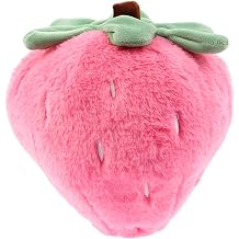 LIYANG Strawberry Pillow Plush Cute Room Decor 20cm Stuffed Fruit Sofa Cushion Pillow Decorative Girl Gift