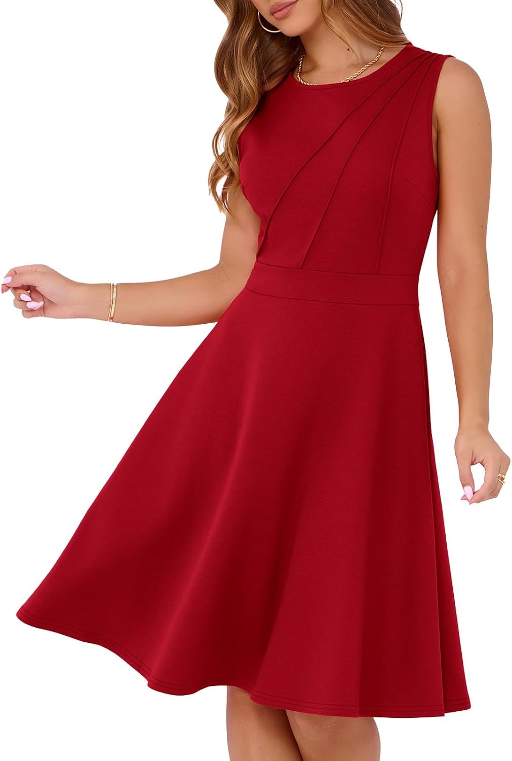 Fit and Flare Cocktail Dress for Women Wedding Guest Business Work Semi Formal A Line Dresses 2025 - Image 2