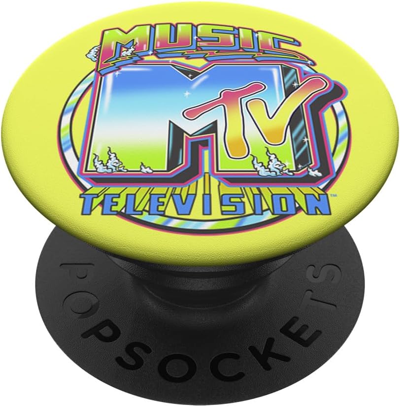 MTV Logo Bright And Polished PopSockets PopWallet for MagSafe