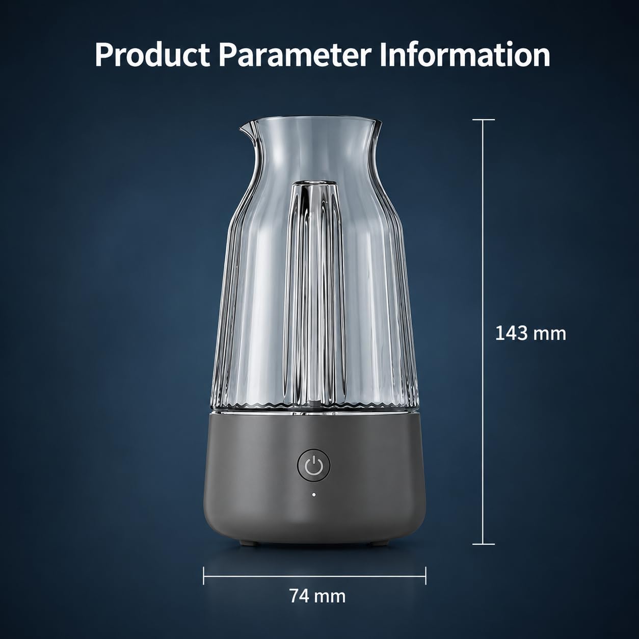 Aireador eléctrico de vino, vertedor de vino con un solo clic para vino tinto y whisky, funcionamiento rápido de 30 segundos, incluye bolsa de almacenamiento