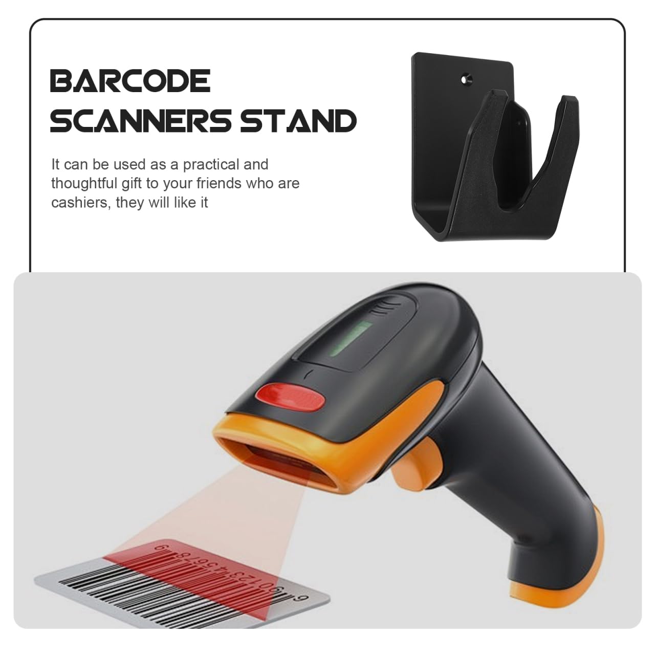 Didiseaon 5 Sets Barcode Scanner Halterung Für Schreibtisch Stabiler Halter Für Handscanner Universeller Barcode-Scanner Ständer Für Supermarkt Einzelhandel Und Bibliothek Kompakt Und Langlebig