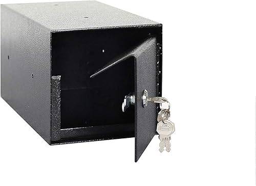 Miniatura 6 de Templeton Safes Cajas fuertes de depósito con cerradura de llave, cerradura única, 4 llaves incluidas