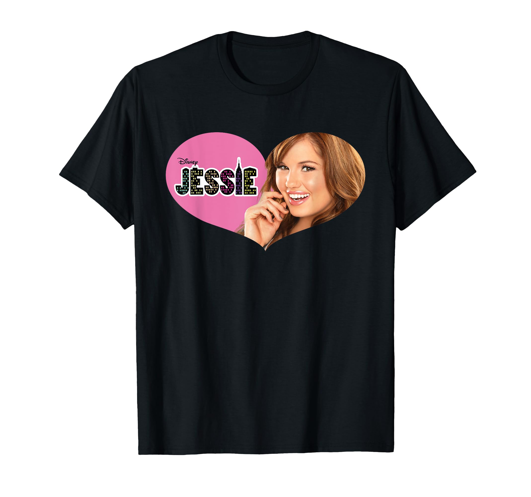 DisneyChannel Jessie Pink Heart T-Shirt