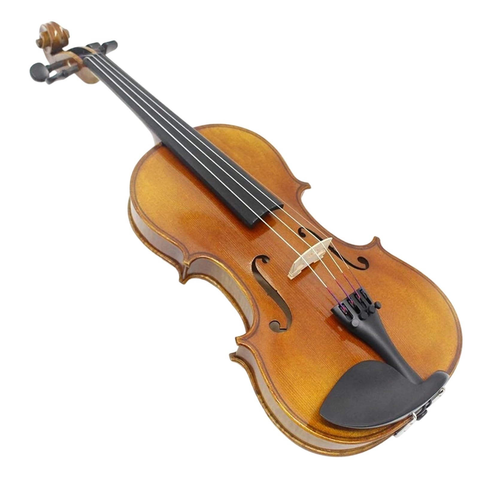 Skrzypce Pełnowymiarowe Skrzypce Z Hebanowym Korpusem I Smyczkiem Profesjonalne Akcesoria Do Instrumentów Muzycznych(3/4)