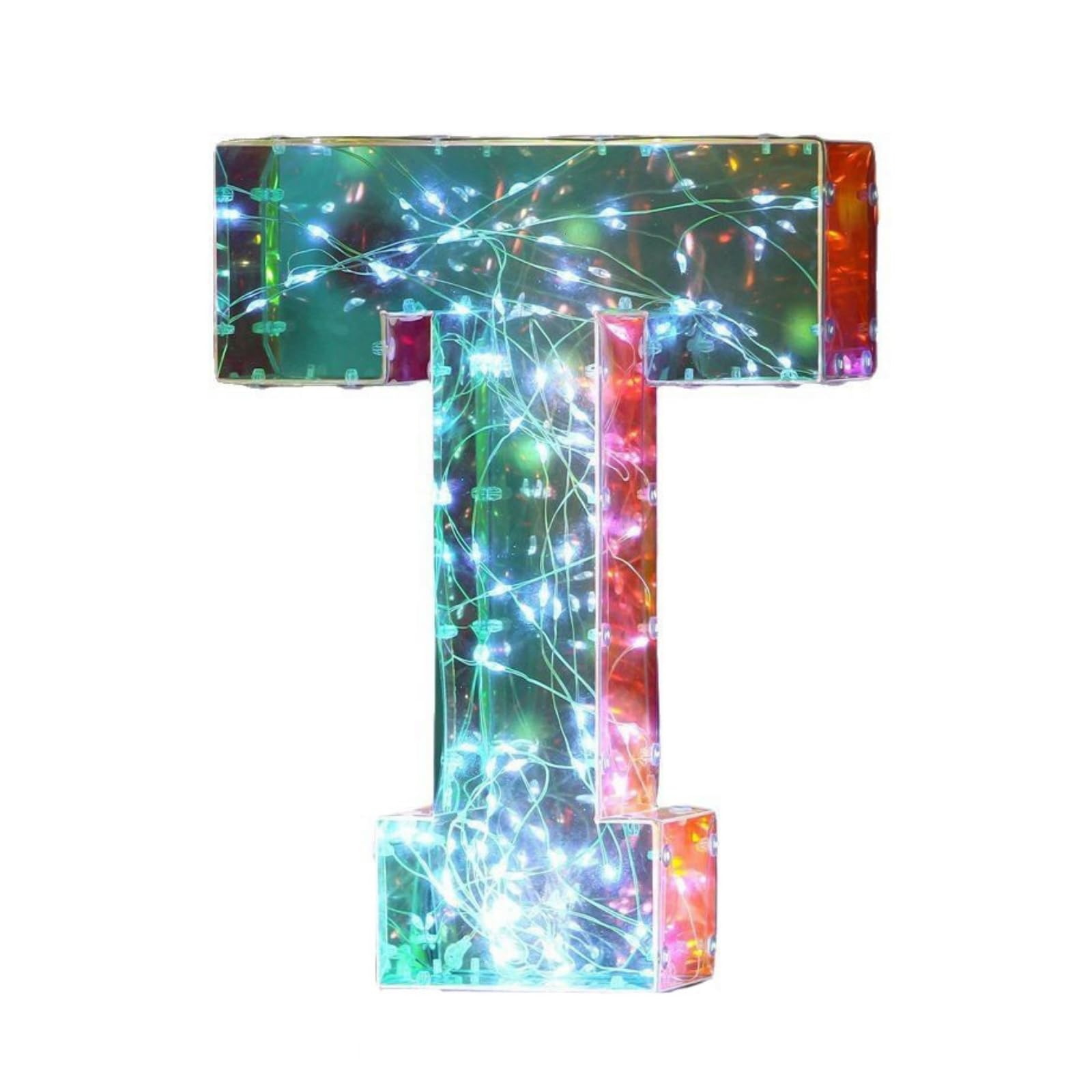 LED Marquee Letter Lights Light Up Letters Glitter Alphabet Letter Sign Battery Powered for Night Light Birthday Party Wedding Girls Gifts Home Bar Christmas Decoration with USB