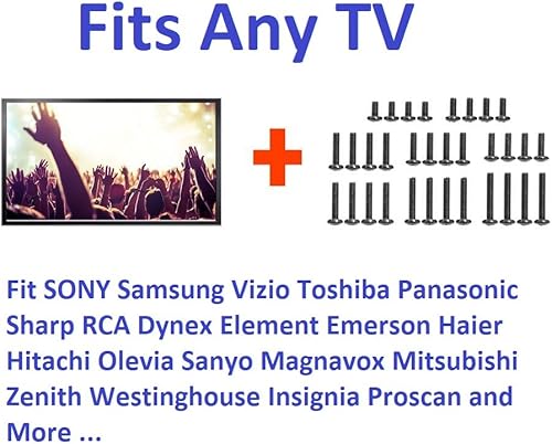 Miniatura 4 de Mount Plus Paquete de accesorios universal para montaje de TV, se adapta a todos los televisores de hasta 80 pulgadas - Surtido de tornillos y