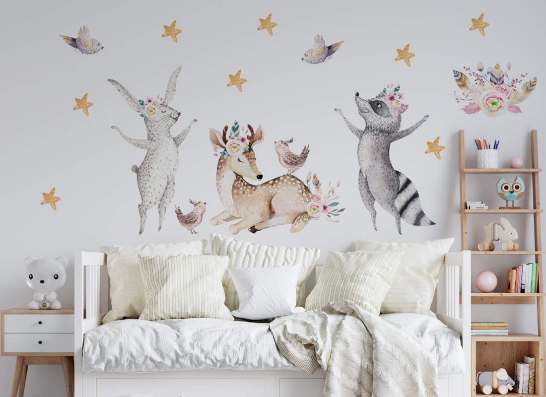 Muursticker jungle olifant jongen - Heleens Creations