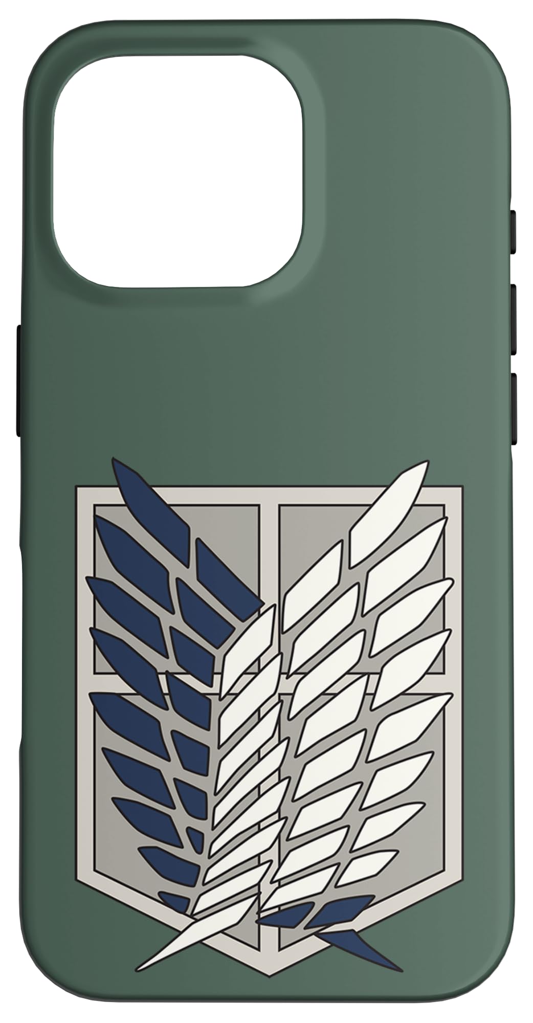 Attack on Titan Season 4 Scout Regiment Shield Case for iPhone 16 Pro