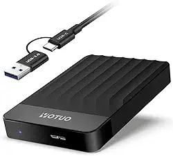 Disco rígido externo portátil de 1 TB HDD USB 3.0 para PC, Mac, desktop, laptop, PS4, PS5, Xbox, Xbox 360