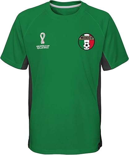Outerstuff Camiseta clásica de manga corta de la Copa Mundial de la FIFA para hombre