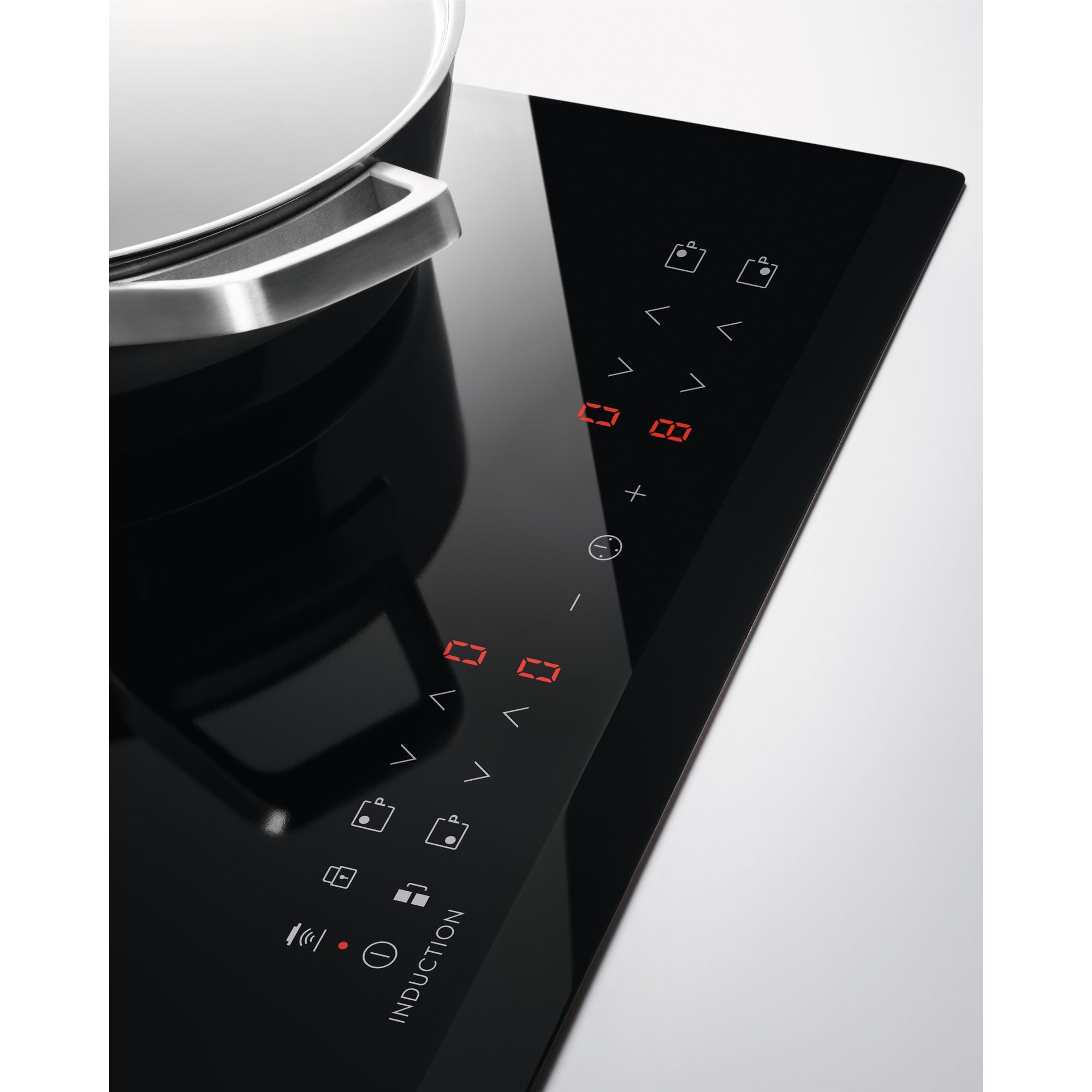 Electrolux Placa de Inducción 60 cm 4 zonas LIT6043 | 4 zonas de cocción, ancho de 60 cm, control táctil