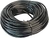 Hydrogarden Micro Irrigation Tube,Drip Irrigation Line, 30 Meter Watering Tubing Hose, I.D 4mmO.D 7mm Black Supply Pipe for Garden Irrigation System