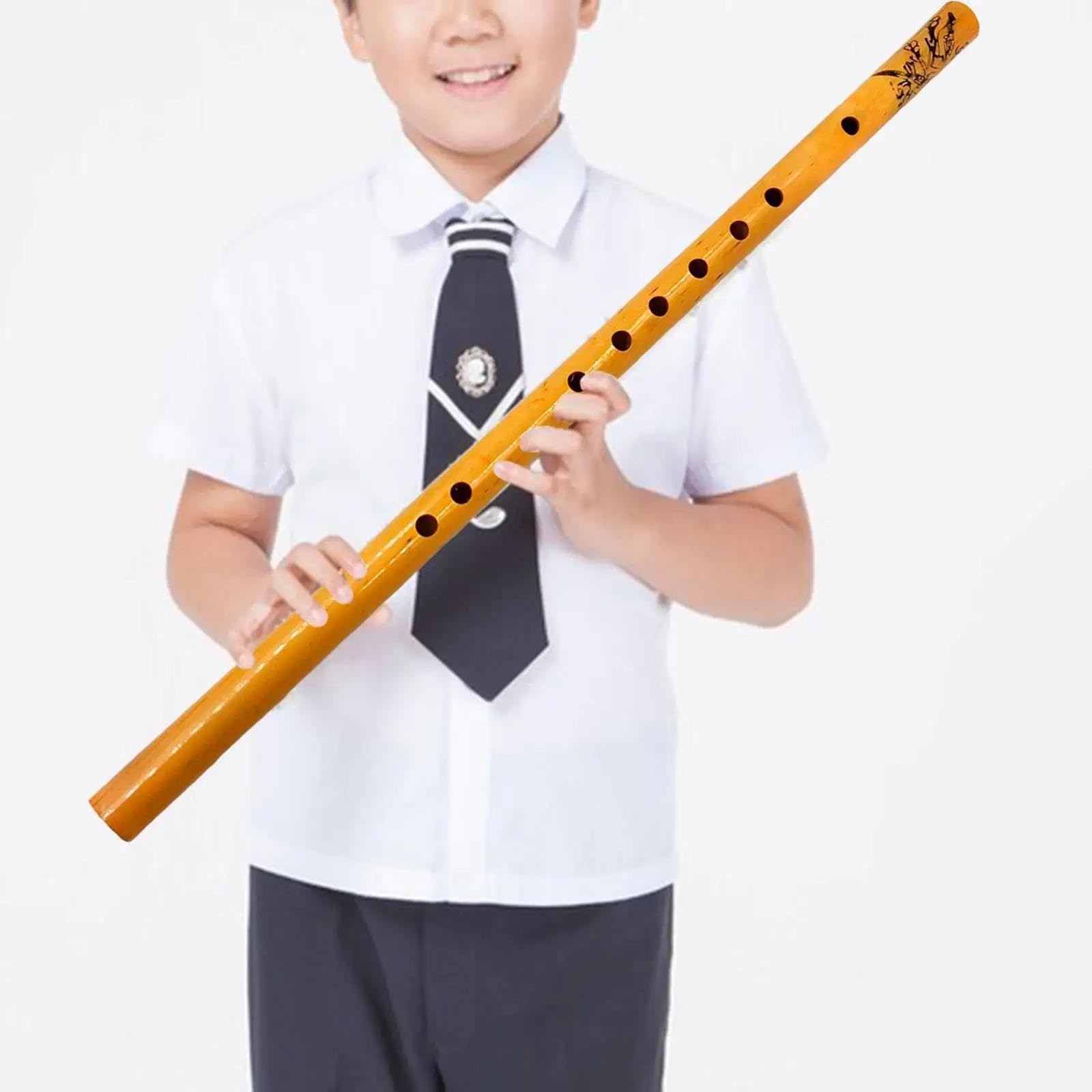 Flauto Di Bambù Flauto Verticale Portatile 9 Fori Tradizionale Per Banda Di Flautisti Flauto Di Bambù Strumento Musicale Strumenti A Fiato
