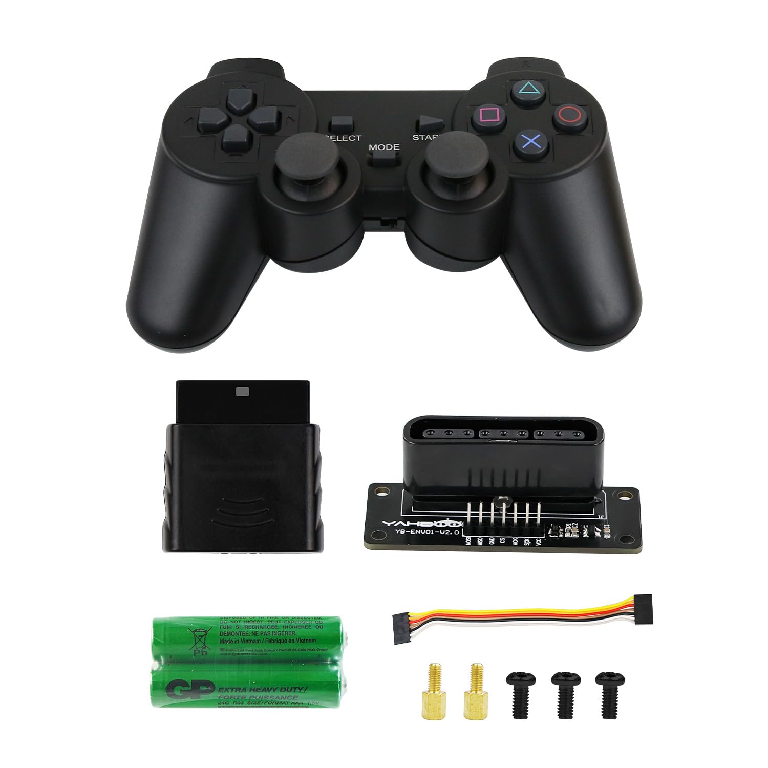 Yahboom STM32 Balancing Car PS2 Wireless Control Handle Receiver (Not Include Robots)