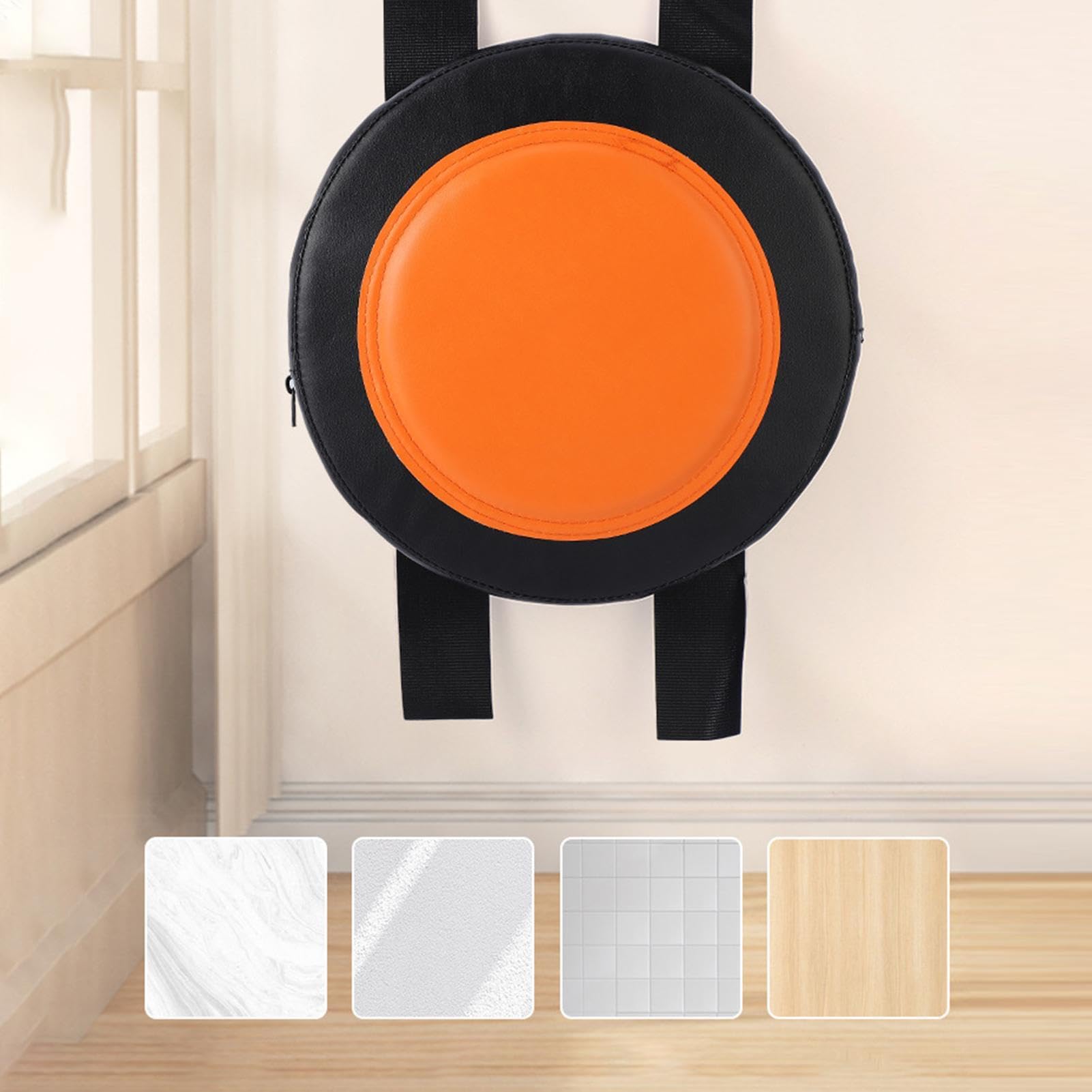 Tampone per punzonatura a parete,PU Leather Wall Target Punch | Attrezzatura per il fitness ad altezza regolabile per un allenamento confortevole di boxe Taekwondo
