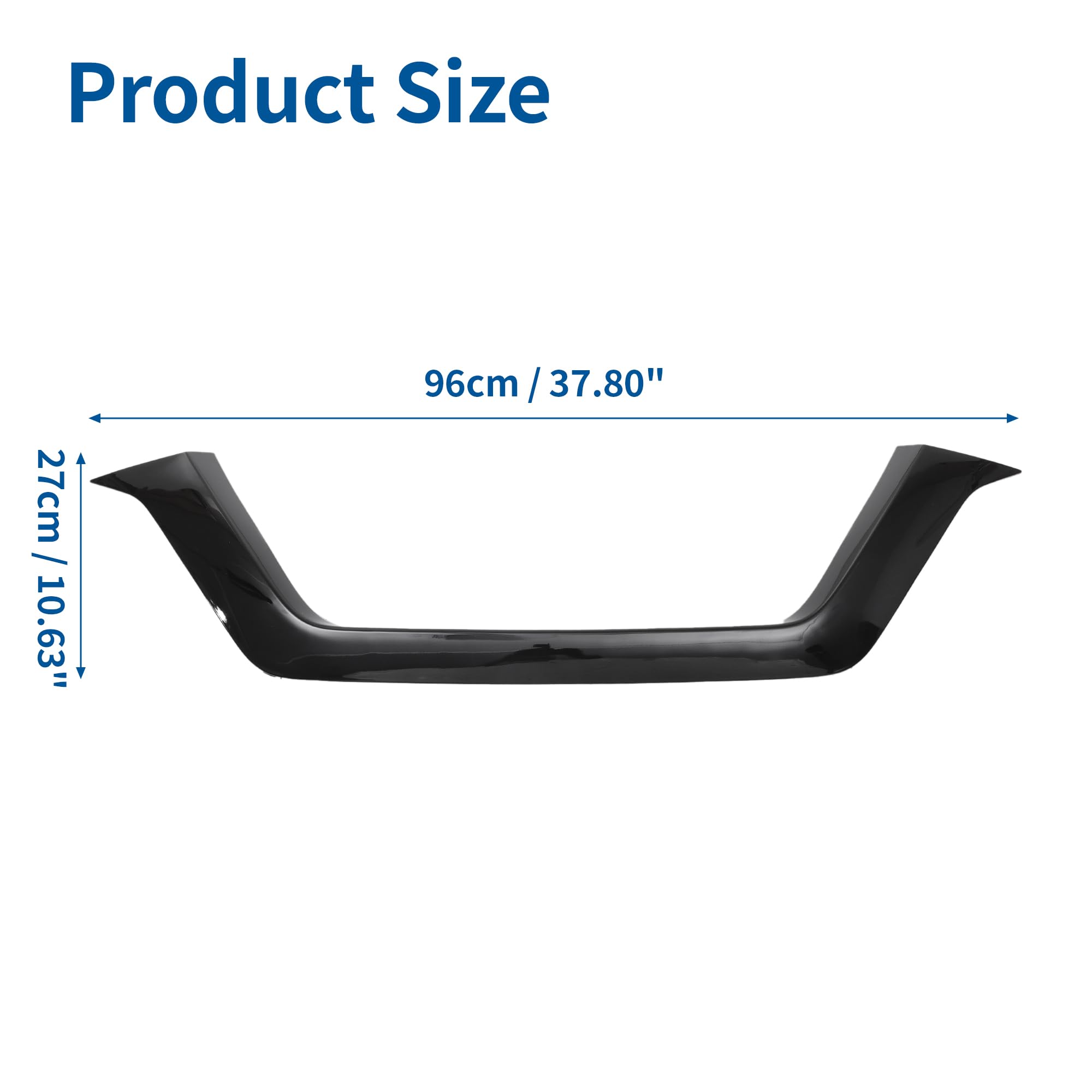 Amazon.com: X AUTOHAUX No.622786FL0A Black Front Grille Trim Hood
