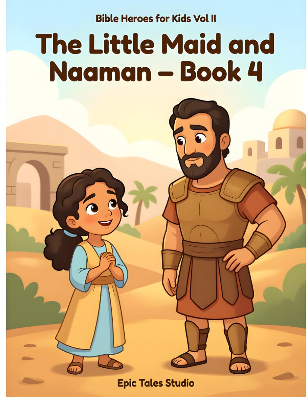 Bible Heroes for Kids – Vol II, The Little Maid and Naaman – Book 4: A Bible Story About Faith, Courage, and God’s Healing