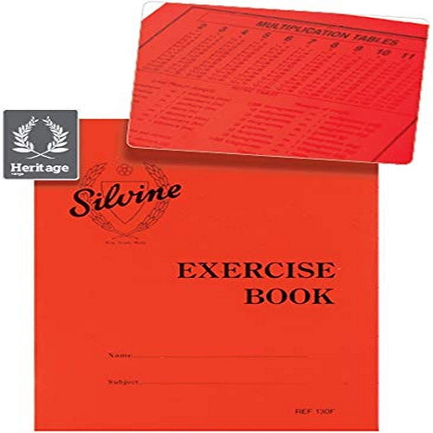 Sinclairs 130F Silvine Student Exercise Book 8"X6.5" Plain