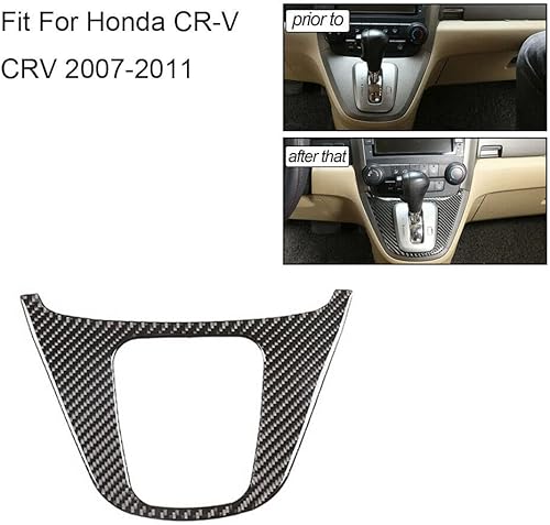 Miniatura 4 de Piezas interiores de coche 15 piezas de fibra de carbono Interior Trim Flap para Honda CR-V CRV 2007-2011