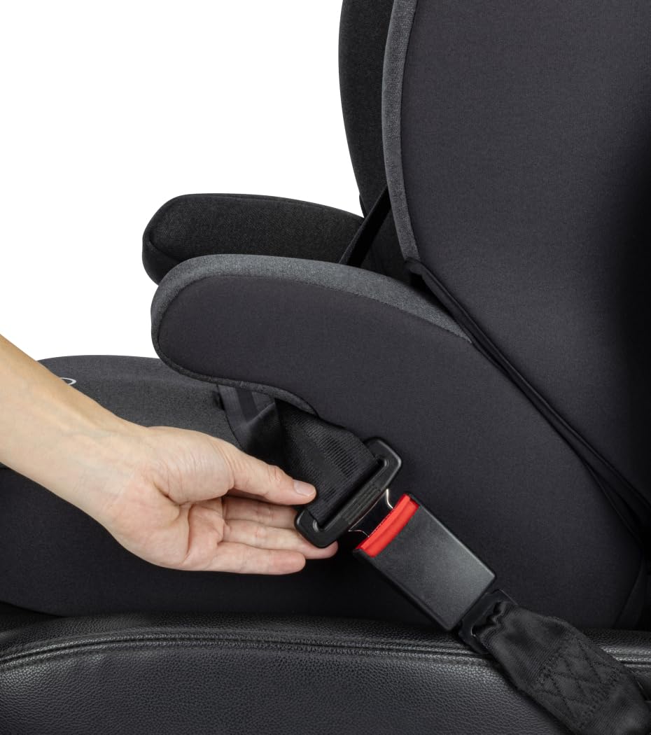 Bebeconfort Grow i-Safe - Asiento infantil para bebé de 9 a 36 kg, 15 M-12 J, 76 – 150 cm, elevador de asiento infantil, seguridad R129, protección contra impactos laterales, 11 posiciones para
