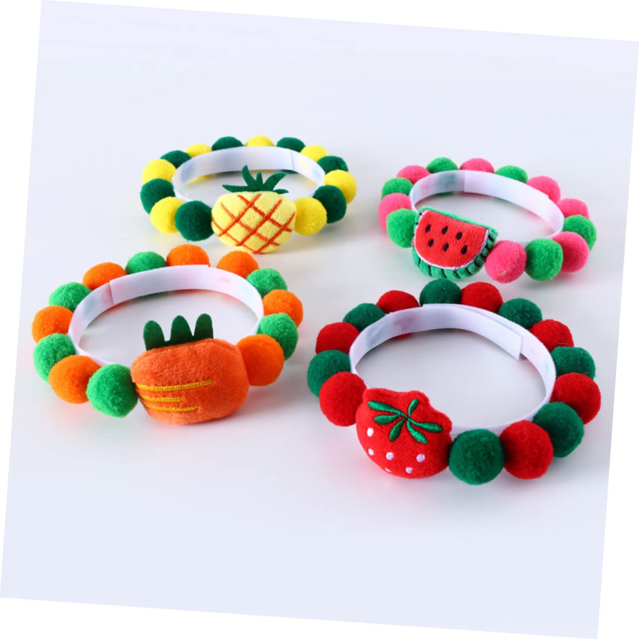 20pezzi Collare Decorativo Per Gattini Stile Fruttato Design Carino Per Feste Collare e Confortevole Per Animali Domestici Accessorio Adorabile Per Gatti e Cuccioli
