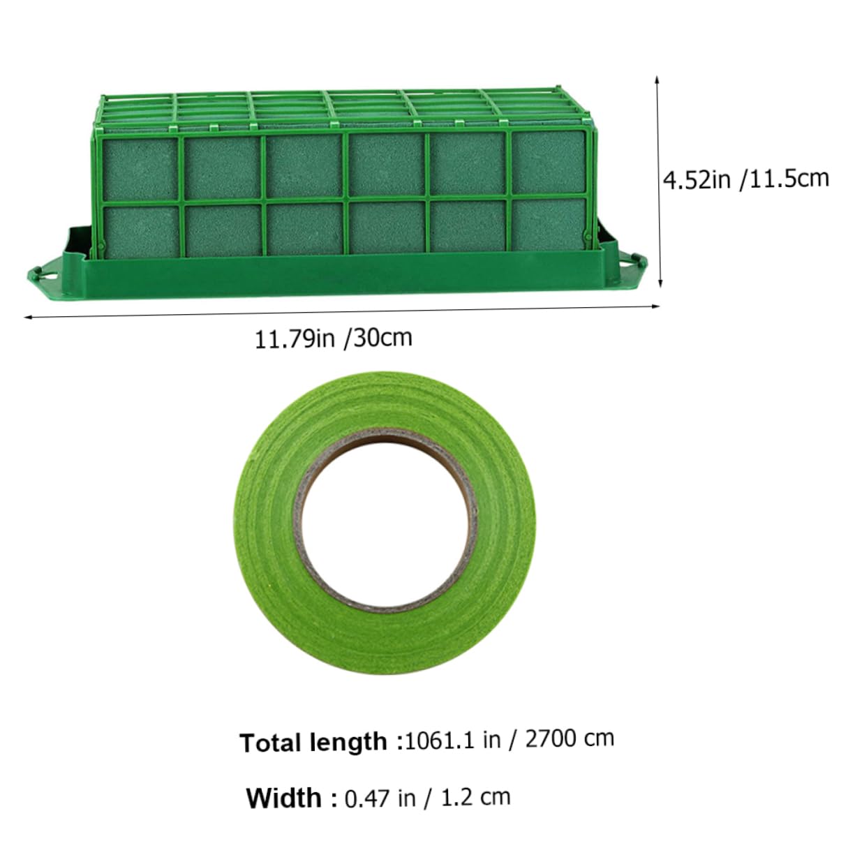 ERINGOGO DIY Flower Stand Floral Foam Versatile Cage for Wedding Halloween Christmas Random