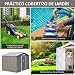 Outsunny Caseta de Jardín Tipo Cobertizo Metálico para Almacenamiento de Herramientas 277x191x192cm...