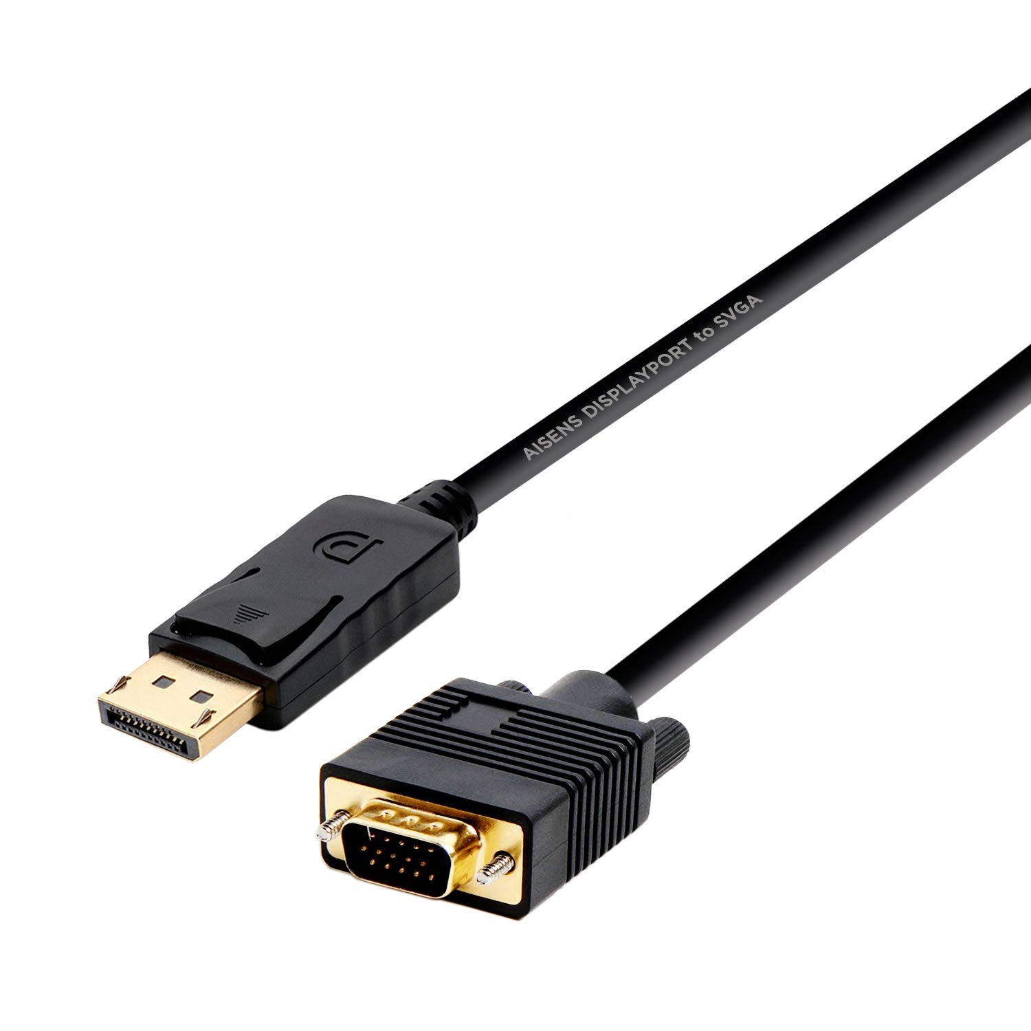 AISENS Cavo convertitore Displayport a VGA Dp/M-Vga/M, nero, 2 m