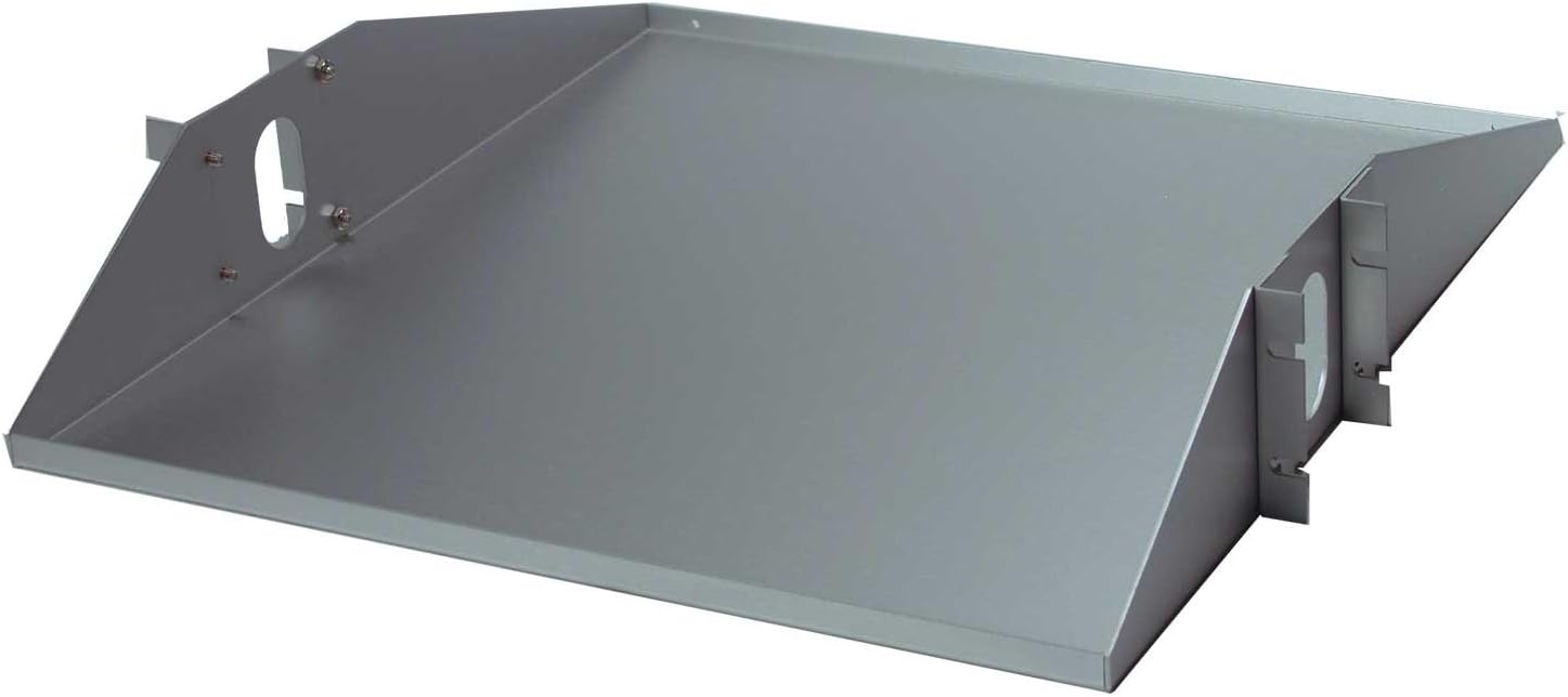 RSF1070 2U Rackmount Ultra Light Weight Aluminum Center Mount Rack Shelf for Standard EIA310 19 inch 2 Post Rack.