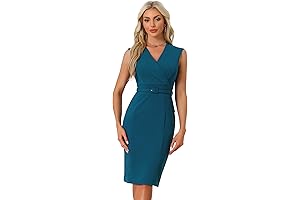 Allegra K Women's Sheath Dress: Professional Style in a Timeless Silhouette