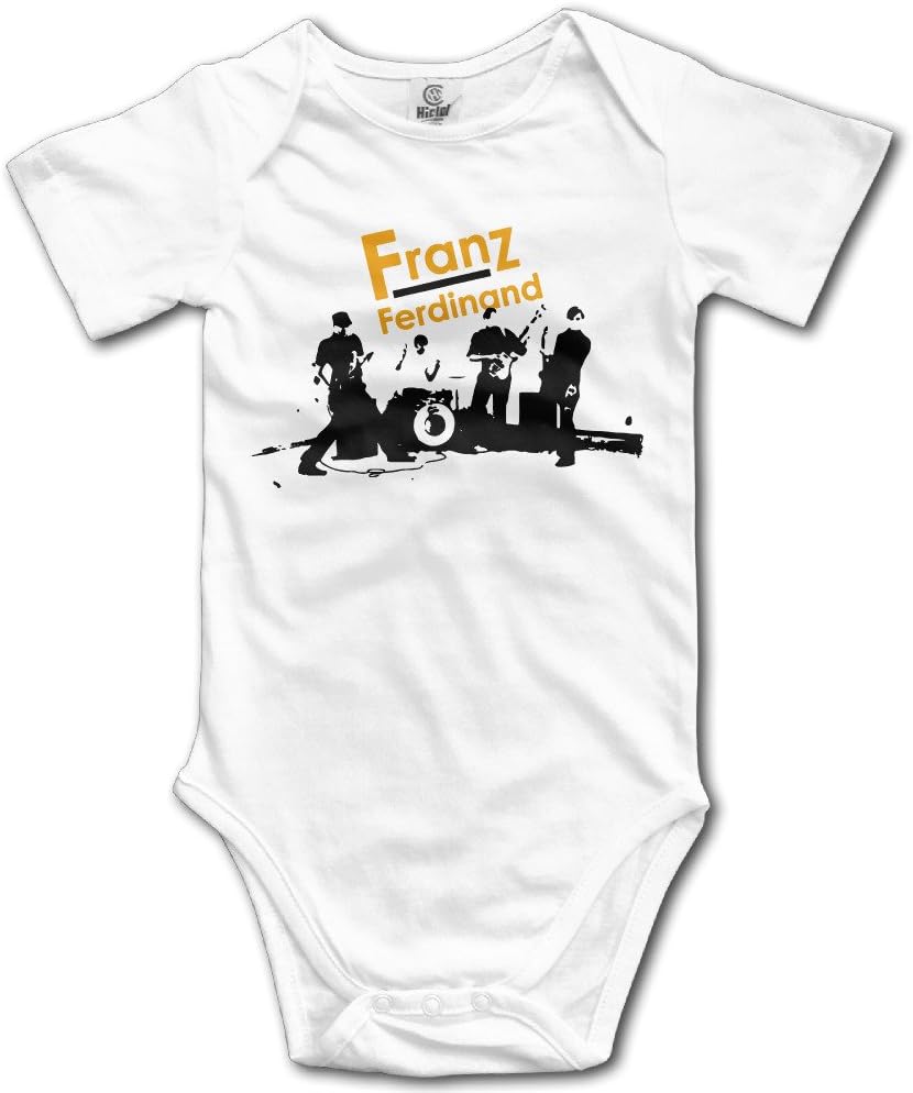 OKBEN My Free Music Franz Ferdinand Short Sleeve Baby Bodysuit Onesie For Baby-Boys/Baby Girls