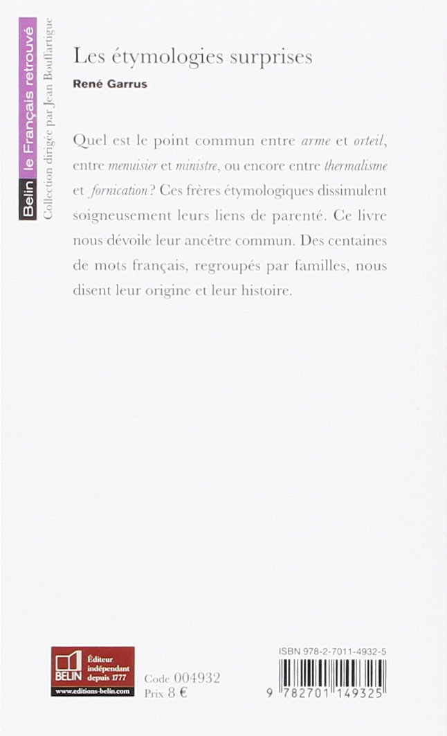 Les étymologies surprises