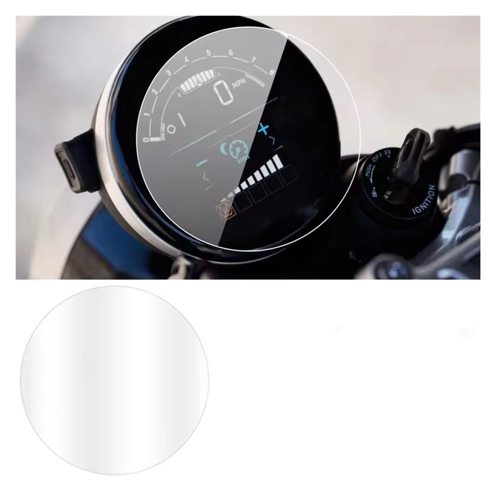 Pour Speed ​​pour Twin 1200 Pour RS 900 2025 Accessoires Moto Film D'instrument Protection D'écran Tableau Bord À Rayures Tableau Bord Protecteur D'écran(1 Set)