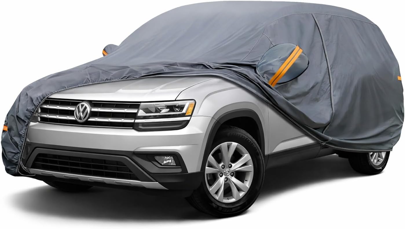 Coverlex All-Weather Toyota Highlander Car Cover - Waterproof Heavy Duty SUV Cover, Custom Fit for 2014-2026 Toyota Highlander LE, XLE, XSE, Limited, Platinum, Hybrid